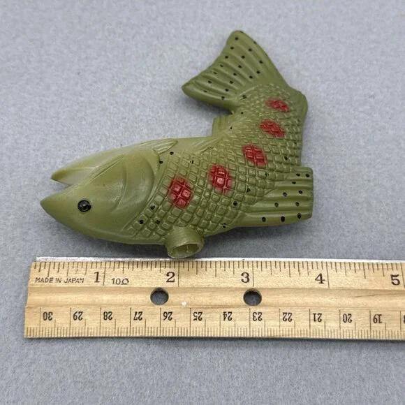 Vintage Trout Fish Blow Molds String Lights Indoor Man Cave Holiday 12" 1997 - Picture 7 of 16